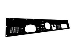 Rugged Ridge Dash Panel with Pre-Cut Holes; Black (76-86 Jeep CJ5 & CJ7)
