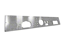 Rugged Ridge Dash Panel with Pre-Cut Holes; Stainless Steel (76-86 Jeep CJ5 & CJ7)