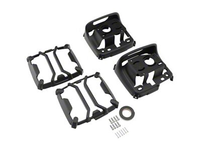 Rugged Ridge Elite Tail Light Guards (18-25 Jeep Wrangler JL w/ Factory Halogen Tail Lights)