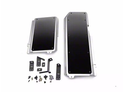 Rugged Ridge Engine and Transmission Skid Plates; Black (18-25 3.6L Jeep Wrangler JL 4-Door)