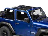 Rugged Ridge Front Eclipse Sun Shade; Black (18-25 Jeep Wrangler JL 2-Door)