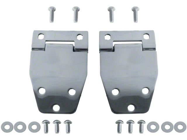 RT Offroad Stainless Steel Liftgate Glass Hinge Kit – Fits Jeep Wrangler 2007-2018 – RT34104