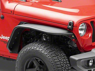 Rugged Ridge HD Steel Tube Fender Flares; Front (18-25 Jeep Wrangler JL)