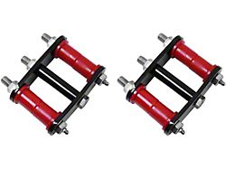 Rugged Ridge Heavy Duty Greaseable Rear Leaf Spring Shackle Kit (76-86 Jeep CJ7)