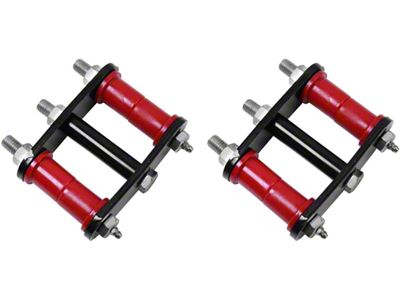Rugged Ridge Heavy Duty Greaseable Rear Leaf Spring Shackle Kit (76-86 Jeep CJ7)