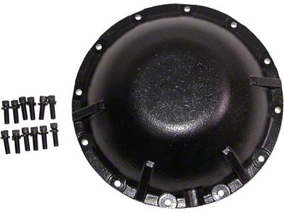 Rugged Ridge Model 20 Rear Axle Heavy Duty Differential Cover; Black (76-86 Jeep CJ7)