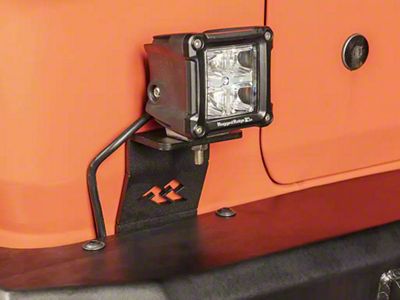 Rugged Ridge Rear LED Cube Mounting Brackets (18-25 Jeep Wrangler JL)