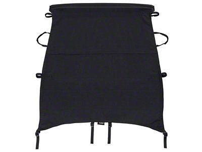 Rugged Ridge Savannah Sailcloth Brief Top; Black Diamond (18-25 Jeep Wrangler JL 4-Door)