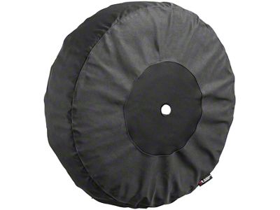 Rugged Ridge Spare Tire Cover; Black; 30 to 32-Inch Tire Cover (18-25 Jeep Wrangler JL)