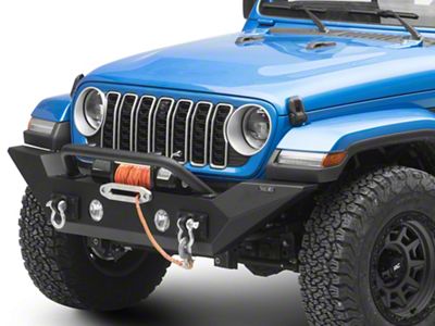 Rugged Ridge Spartan Front Bumper with High Clearance Ends and Over-Rider Hoop (18-25 Jeep Wrangler JL)