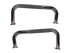 Rugged Ridge Tubular Side Step Bars; Stainless Steel (76-86 Jeep CJ7)