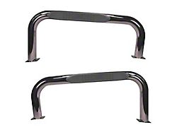 Rugged Ridge Tubular Side Step Bars; Stainless Steel (76-86 Jeep CJ7)