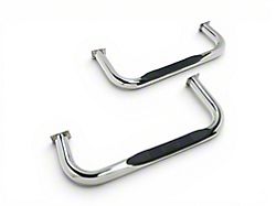 Rugged Ridge Tubular Side Step Bars; Stainless Steel (76-86 Jeep CJ7)