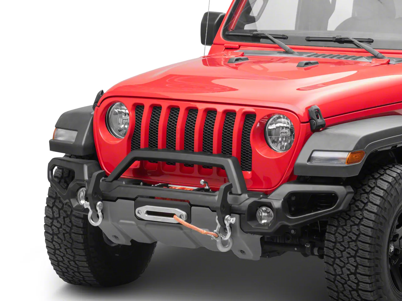 Rugged Ridge Jeep Wrangler Venator Front Bumper with Over