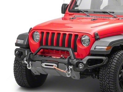 Rugged Ridge Venator Front Bumper with Over-Rider Hoop (18-25 Jeep Wrangler JL)
