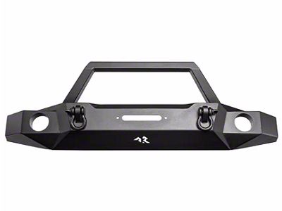 Rugged Ridge XOR Mid-Width Front Winch Bumper; Black (07-18 Jeep Wrangler JK)