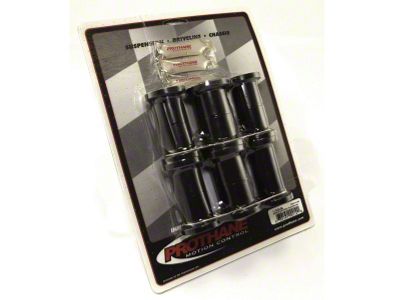 Rugged Ridge Leaf Spring Bushing Kit; Black (87-95 Jeep Wrangler YJ)