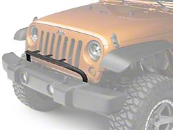 Rugged Ridge Bumper Mounted Light Bar; Textured Black (07-18 Jeep Wrangler JK)