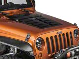 Rugged Ridge Hood Vent Insert; Primer (07-18 Jeep Wrangler JK)