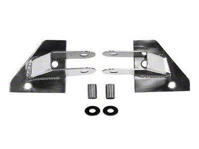 Rugged Ridge Mirror Relocation Brackets; Stainless Steel (87-95 Jeep Wrangler YJ)