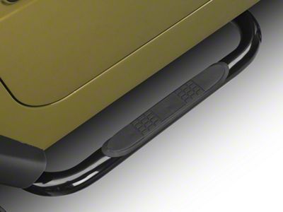 Rugged Ridge Nerf Bars; Black (87-06 Jeep Wrangler YJ & TJ, Excluding Unlimited)