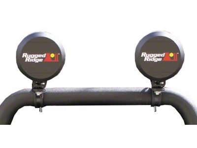 Rugged Ridge Off-Road Light Mounting Bracket for 2 to 2.50-Inch Tubular Bars (Universal; Some Adaptation May Be Required)