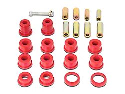 Rugged Ridge Front Control Arm Bushing Kit; Black (07-18 Jeep Wrangler JK)