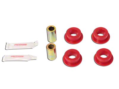Rugged Ridge Rear Track Bar Bushing Kit; Red (07-18 Jeep Wrangler JK)