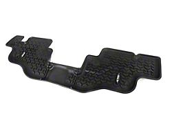 Rugged Ridge All-Terrain Rear Floor Liner; Black (76-95 Jeep CJ7 & Wrangler YJ)