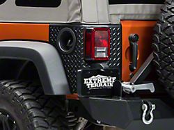 Rugged Ridge Rear Quarter Panel Body Armor Kit (07-18 Jeep Wrangler JK 2-Door)