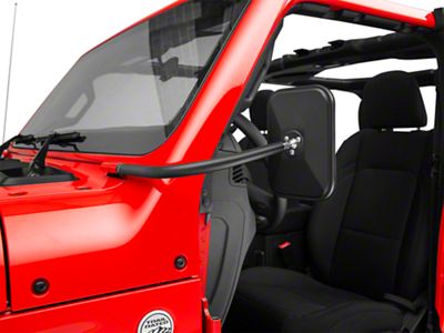 Rugged Ridge Rectangular Trail Mirror (18-25 Jeep Wrangler JL)