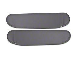 Rugged Ridge Sun Visors; Gray (87-95 Jeep Wrangler YJ)