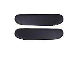 Rugged Ridge Sun Visors; Charcoal (87-95 Jeep Wrangler YJ)