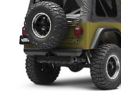 Rugged Ridge Rock Crawler Rear Bumper with Hitch (87-06 Jeep Wrangler YJ & TJ)