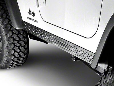 Rugged Ridge Rocker Side Panel Body Armor Kit (97-06 Jeep Wrangler TJ, Excluding Unlimited)