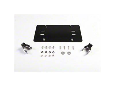 Rugged Ridge License Plate Mounting Bracket for Roller Fairleads