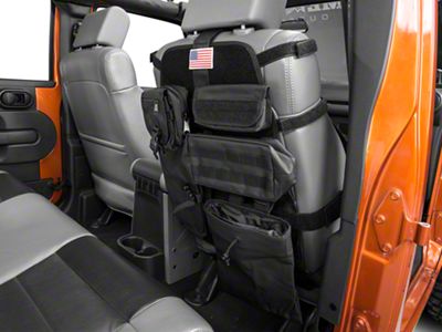 Rugged Ridge Front Cargo Seat Cover; Black (Universal; Some Adaptation May Be Required)