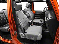 Rugged Ridge Neoprene Front Seat Protectors; Gray (07-25 Jeep Wrangler JK & JL)