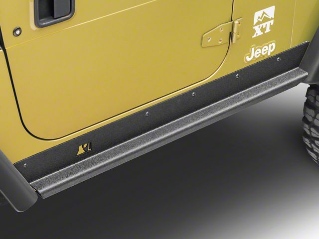 Rugged Ridge Jeep Wrangler Solid Rocker Guards Heavy-Duty 11504.15 (97 ...