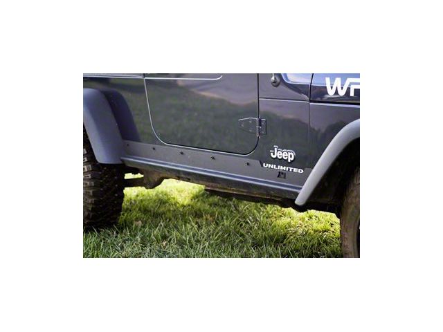 Rugged Ridge Jeep Wrangler Solid Rocker Guards Heavy-Duty 11504.16 (04 ...