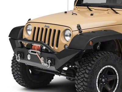 Rugged Ridge Spartan Front Bumper with High Clearance Ends and Over-Rider Hoop (07-18 Jeep Wrangler JK)