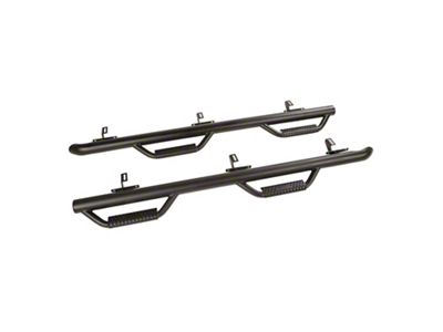 Rugged Ridge Spartan Nerf Side Step Bars; Textured Black (07-18 Jeep Wrangler JK 4-Door)