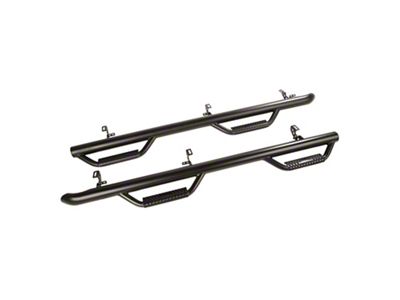 Rugged Ridge Spartan Nerf Side Step Bars; Textured Black (18-25 Jeep Wrangler JL 4-Door)