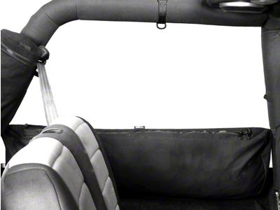 Rugged Ridge Sport Bar Mounted Trail Bag; Canvas Storage Bag (92-06 Jeep Wrangler YJ & TJ; 07-18 Wrangler JK 2-Door)