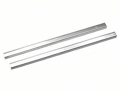 Rugged Ridge Door Entry Guards; Stainless Steel (76-95 Jeep CJ5, CJ7 & Wrangler YJ)