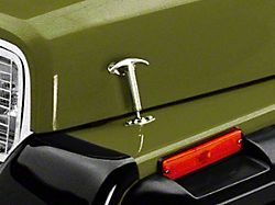Rugged Ridge Hood Catches; Stainless Steel (76-95 Jeep CJ5, CJ7 & Wrangler YJ)