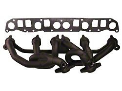 Rugged Ridge Exhaust Header; Black (00-06 4.0L Jeep Wrangler TJ)