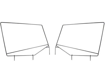 Rugged Ridge Upper Door Skin Frames (87-95 Jeep Wrangler YJ)