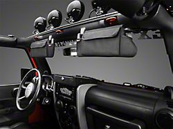 Rugged Ridge Sun Visor Organizers; Black (07-09 Jeep Wrangler JK)