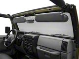 Rugged Ridge Sun Visors; Agate (97-02 Jeep Wrangler TJ)
